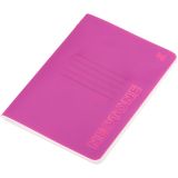 Записная книжка А6 50л. на сшивке BG "Neotone", розовый, фактурное тиснение, блок в точку 80 гр/м2