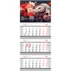 Календарь квартальный 3 бл. на 3 гр. BG Mini "Символ года", с бегунком, 2025г.