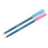 Ручка шариковая Schneider "Tops 505 F Bubble Gum" синяя, 0,8мм, прозрачный корпус