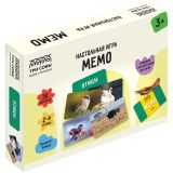 Игра настольная ТРИ СОВЫ "Мемо. Птицы", 50 карточек, картонная коробка