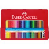 Карандаши цветные Faber-Castell "Grip", 36цв., трехгран., заточен., метал. упак.