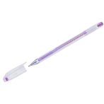 Ручка гелевая Crown "Hi-Jell Metallic" розовая металлик, 0,7мм