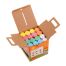 Мелки цветные для асфальта Мульти-Пульти, 16шт., 6цв., круглые картонная коробка