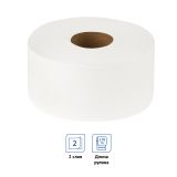 Бумага туалетная OfficeClean "Premium" 2-слойная, мини-рулон, 170м/рул., мягкая, тиснение, белая
