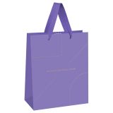 Пакет подарочный 26*32*12см MESHU "Monocolor. Lavender", отд. фольгой, матовая ламинация