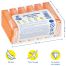 Легкий пластилин для лепки Мульти-Пульти, оранжевый, 6шт., 60г, прозрачный пакет