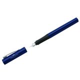 Ручка перьевая Faber-Castell "Grip 2011" синяя, F=0,6мм, трехгран., синий корпус
