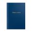 Книга учета OfficeSpace, А4, 96л., линия (с полями), 200*290мм, бумвинил, цвет синий, блок офсетный