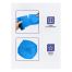 Мешки для мусора  20л OfficeClean ПНД, 45*50см, 7мкм, 30шт., синие, в рулоне
