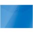 Папка-конверт на кнопке OfficeSpace А4, 120мкм, пластик, синяя