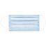 Маска медицинская, набор 50шт., одноразовая OfficeClean ЭКОНОМ, 3-х сл. с носовым фиксатором на резинках, голубая, пакет (фильтр СМС)