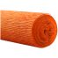 Бумага крепированная флористическая Werola, 50*250см, 128г/м2, растяж. 250%, оранжевая, в рулоне