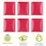 Легкий пластилин для лепки Мульти-Пульти, красный, 6шт., 60г, прозрачный пакет