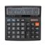 Калькулятор настольный Citizen CT-555N, 12 разрядов, двойное питание, 130*129*34мм, черный