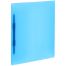 Папка с пружинным cкоросшивателем OfficeSpace А4, 14мм, 400мкм, пластик, синяя полупрозрачная
