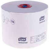 Бумага туалетная Tork "Universal"(T6) 1 слойн., Mid-size рулон, 135м/рул., мягкая, белая