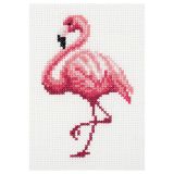 Набор для вышивания Klart "Фламинго", 10*14см