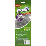Губки для посуды Paclan "Practi Strong" металлические, диаметр 8см, 3шт.