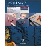 Альбом для пастели, 12л., 240*300мм, на склейке Clairefontaine "Pastelmat", 360г/м2, бархат, цв. блок