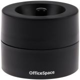 Скрепочница магнитная OfficeSpace, без скрепок, черная, картонная коробка
