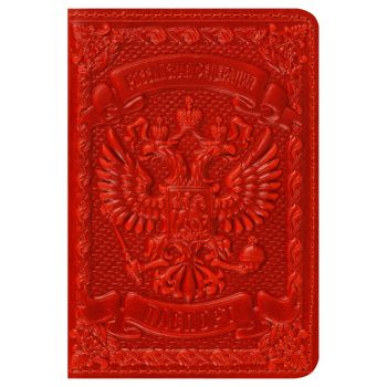 Обложка для паспорта Кожевенная мануфактура, нат. кожа, 