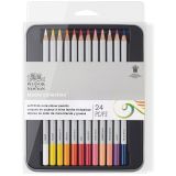 Набор цветных карандашей Winsor&Newton, 24цв., в метал коробке