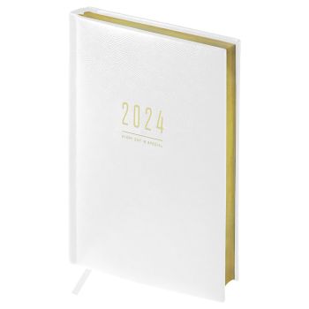 Ежедневник датированный 2024г., А5, 176л., кожзам, OfficeSpace 