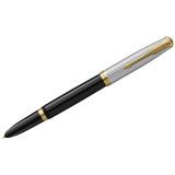 Ручка перьевая Parker "51 Black GT" темно-синяя, 0,8мм, подарочная упаковка