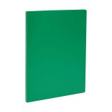 Папка с пружинным скоросшивателем СТАММ А4, 14мм, 500мкм, пластик, зеленая