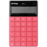 УЦЕНКА - Калькулятор настольный Berlingo "Power TX", 12 разр., двойное питание, 165*105*13мм, темно-розовый