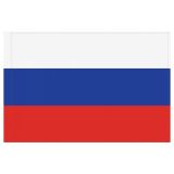 Флаг РФ 90*135см, пакет с европодвесом