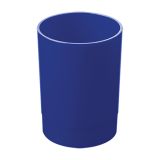 Подставка-стакан СТАММ "Лидер", пластиковая, круглая, синяя