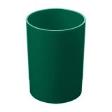 Подставка-стакан СТАММ "Лидер", пластиковая, круглая, зеленая