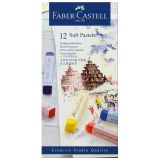 Пастель Faber-Castell "Soft pastels", 12 цветов, картон. упаковка