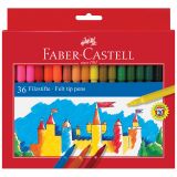 Фломастеры Faber-Castell "Замок", 36цв., смываемые, картон, европодвес