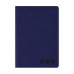 УЦЕНКА - Телефонная книга А5, 80л., кожзам, OfficeSpace "Nebraska" темно-синий, с вырубкой