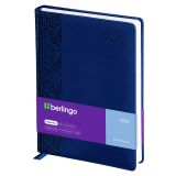 Ежедневник датированный 2025г., А4-(В5), 184л., кожзам, Berlingo "Vivella Prestige", синий