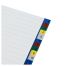 Разделитель листов OfficeSpace А4, 31 лист, цифровой 1-31, цветной, пластиковый