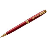 Ручка шариковая Parker "Sonnet Red GT" черная, 1,0мм, поворот., подарочная упаковка