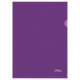 Папка-уголок СТАММ А4, 180мкм, пластик, непрозрачная, фиолетовая