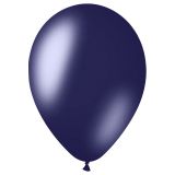Воздушные шары,  50шт., М12/30см, MESHU, металлик, фиолетовый