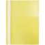 Папка-скоросшиватель пластик. OfficeSpace А4, 120мкм, желтая с прозр. верхом
