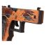 Пистолет деревянный ТРИ СОВЫ Glock-18, 