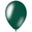 Воздушные шары,  50шт., М12/30см, MESHU, металлик, зеленый