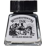 Тушь Winsor&Newton для рисования, черный, стекл. флакон 14мл