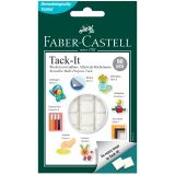 Масса для приклеивания Faber-Castell "Tack-It", 90 кубиков, 50г, картон. уп., европодвес
