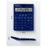 Калькулятор настольный Eleven SDC-444X-NV, 12 разрядов, двойное питание, 155*204*33мм, темно-синий