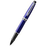 Ручка-роллер Waterman "Expert Blue Palladium" черная, 0,8мм, подарочная упаковка