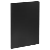 Папка с боковым зажимом OfficeSpace "Вита" А4, 17мм, 500мкм, пластик, черная