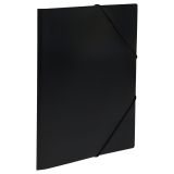 Папка на резинке OfficeSpace "Вита" А4, 500мкм, пластик, черная